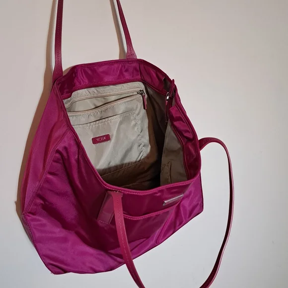 Tumi Voyageur Nylon Tote Bag PINK - Picture 5 of 6